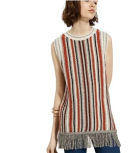Massimo Dutti Fashion Boho Fransen gestreift Garn Shirt Damen S Neu Mit Etikett - Bild 1 von 16
