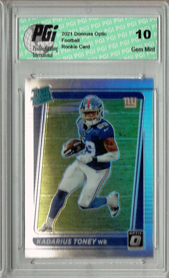Kadarius Toney 2021 Donruss #P-264 Optic Preview Holo Rookie Card PGI 10 - Image 1 of 1