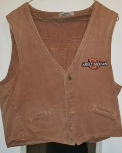 Harley Davidson Vintage Live Ins Jeansweste Größe Medium USA - Bild 1 von 3