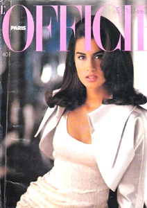 L'OFFICIEL 1990 YASMEEN GHAURI PAULINA PORIZKOVA FURS TATJANA PATITZ FASHION - Bild 1 von 23