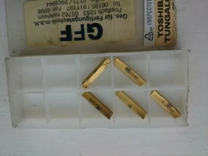 5 Tungaloy carbide parting inserts CTD3-K-81474 GH340 ( CTD 3 3mm part off ) - Picture 1 of 2