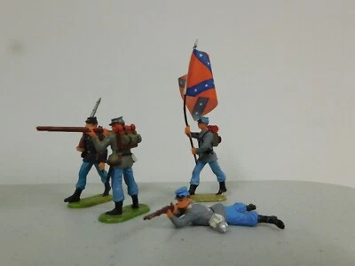 Elastolin 40 мм Confederate Unio ножка x 4 CC - Изображение 1 из 2