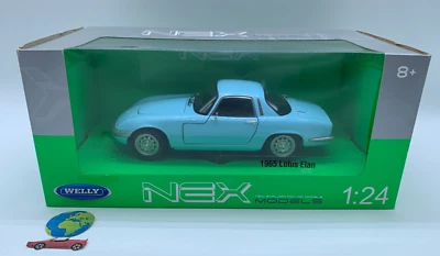 Welly Lotus Elan 1965 ,modello in scala 1:24 - 1:25, (2344) , vintage - Immagine 1 di 4