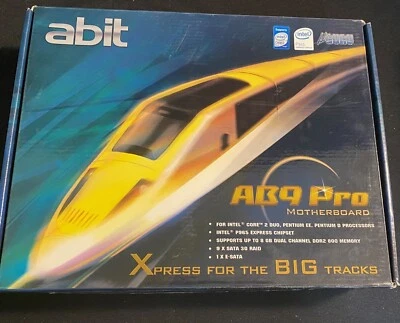 ABIT AB9 Pro LGA775 Socket Intel Motherboard Complete Kit With Manual - Open Box - Image 1 of 4