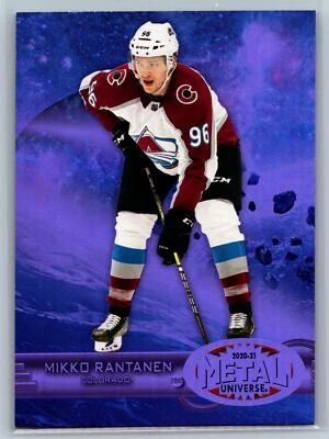 Mikko Rantanen 2020-21 SkyBox Metal Universe 1997-98 Retro Spectrum SN #/199 - Image 1 of 2