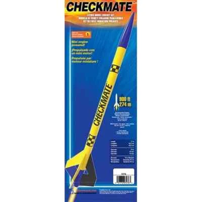 New Estes Rockets Checkmate Flying Model Rocket Kit Skill Level 1 EST7276 7276 - Image 1 of 4