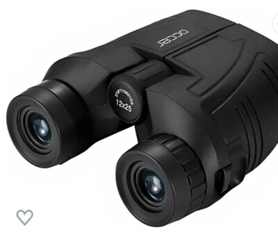 Occer 12x25 Compact Binoculars with Clear Low Light Vision, Large Eyepiece Water - Image 1 of 4