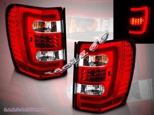SE ADAPTA A 1999-04 JEEP GRAND CHEROKEE LED LUCES TRASERAS ROJAS 2002 2003 2004 - Imagen 1 de 4
