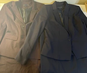 Worthington Women’s Skirt Suit Size 14Blazer 1 & 2 Button Career Business Attire - Picture 1 of 14