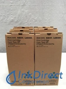 Genuine Ricoh Savin Lanier 841289 841085 MP C7500 Print Cartridge Cyan ( lot of - Picture 1 of 1