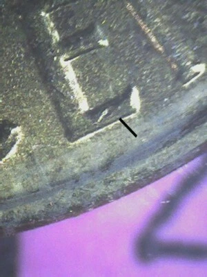 1963 LINCOLN CENT DDR-001 "CENT& INITIALS" GEM BU   TT - Image 1 of 4