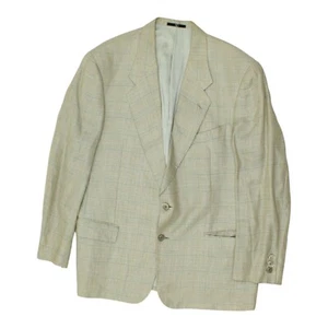 Valentino Mens Beige Blazer | Vintage Designer Smart Jacket Tailored Formal Coat - Picture 1 of 4