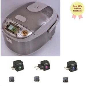 ZOJIRUSHI NS-LLH05-XA cooked 0.54L rice cooker AC 220V 230V 50Hz 60Hz Stainless - Picture 1 of 19