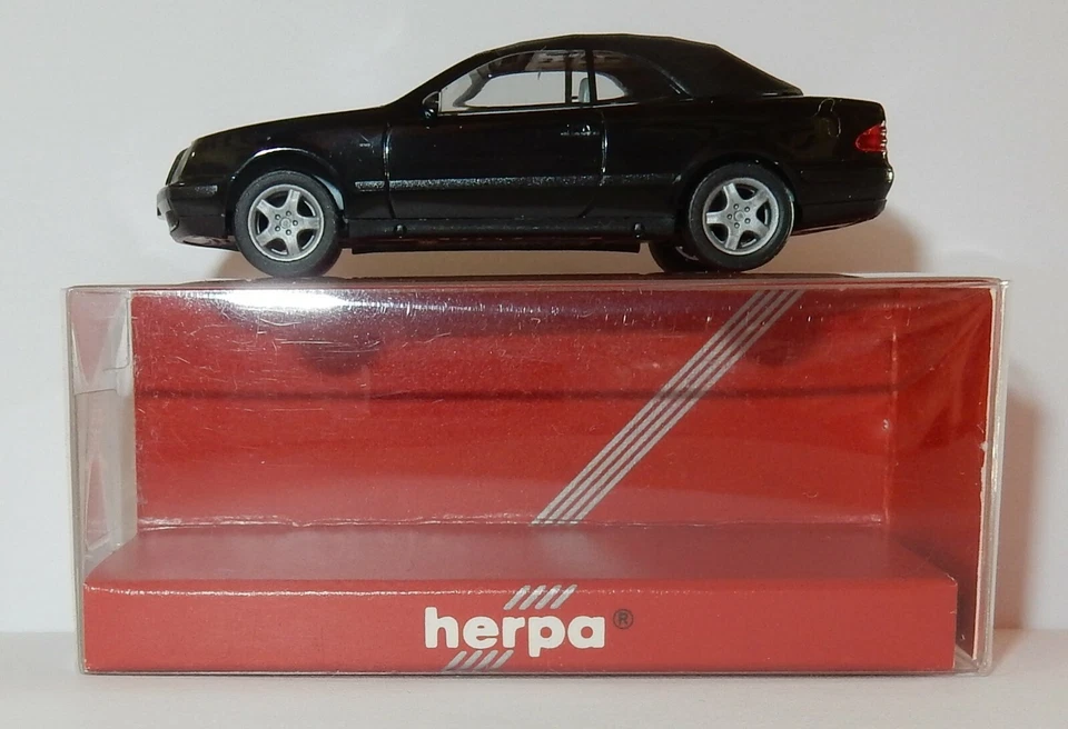 Micro Herpa HO 1/87 Mercedes CLK Roadster Cabriolet Ferme Jaune