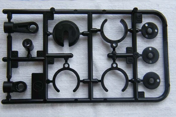 NEW Vintage Tamiya RC Car Parts #0225072 Plastic Tree X Parts for 58124 - Image 1 of 1