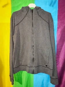 Hugo Boss Mens Fullzip Hooded Grey Sweatshirt mens size M - Picture 1 of 10