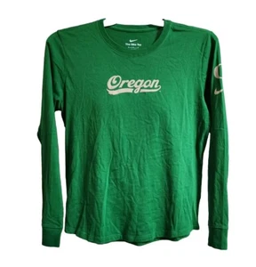 Nike Oregon Ducks L/S T-Shirt Women’s Size M Green NWT NEW Football - Picture 1 of 6