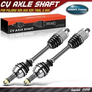 2x Rear Driver & Passenger CV Axle Assembly for Polaris RZR 900 RZR Trail S 900 - Picture 1 of 9