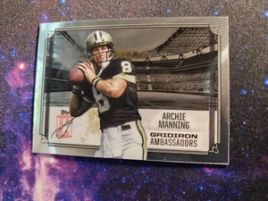 2025 Topps Signature Class Archie Manning #GA-21 Gridiron Ambassadors - Picture 1 of 2