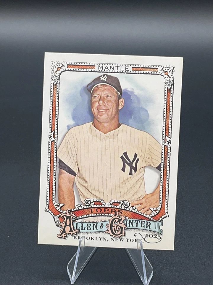 2025 Topps Allen & Ginter Baseball #19 Mickey Mantle, New York Yankees - Image 1 of 1