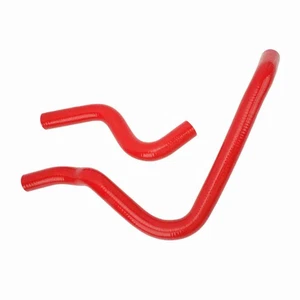 (Red)2PCS Silicone Radiator Coolant Hose Tube Kit For CB7 F22A 2.2L F20A¦ - Picture 1 of 22