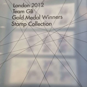 Olympische Spiele London 2012 Team GB Goldmedaillengewinner Briefmarkensammlung Set 224 - Bild 1 von 2