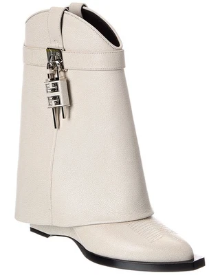 Givenchy Shark Lock Leather Cowboy Boot Women's - Image 1 of 4