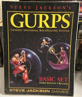 GURPS Basic Set Third Edition - Steve Jackson Games SC - FAIR - Image 1 of 2