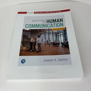 Essentials of Human Communication Paperback, by Joseph A. DeVito, 10th Ed. - Picture 1 of 14