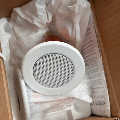 2x neue Monitor Audio 120 kleine 80 mm Durchmesser Deckeneinbauleuchte Lautsprecher