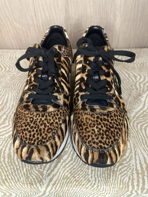 Michael Kors Shoes Woman Size 10 Billie Trainer Animal Print 43F9BIS1H - Image 1 of 4
