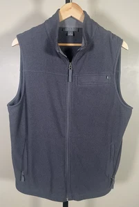 Free Fly $88 Polar Fleece Gray Zip Up Bamboo Stretch Fish Camp Hike Vest Sz L - Picture 1 of 11