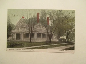 Oconomowoc Wisconsin Postcard Scudders Cottage WI - Picture 1 of 2
