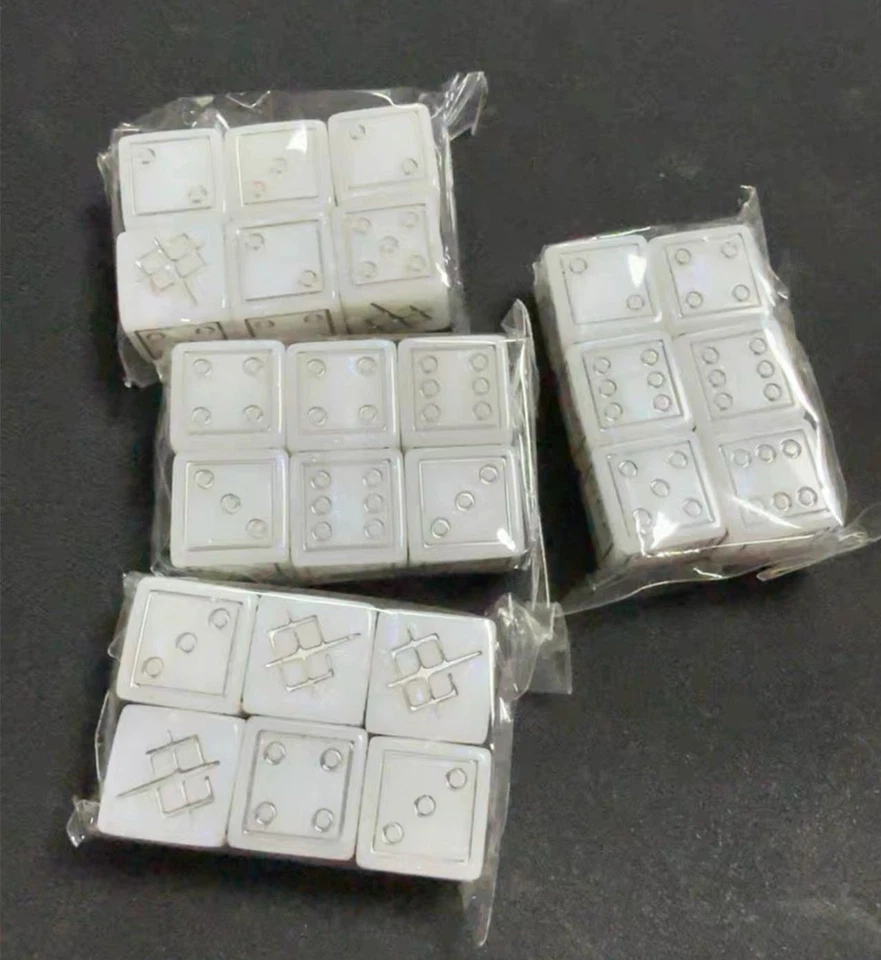 Juego de cartas Gundam 2025 edición china beta conjunto de 6 contadores de daños de dados sellados Foto 1 de 1