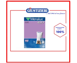 9001664003 SACCHETTI ASPIRAPOLVERE MICROFIBRA 4377 DELONGHI COLOMBINA MENALUX x5 - Foto 1 di 1