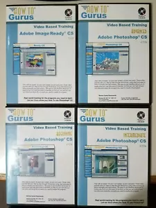 How to Gurus Video Based Training CD Rom Adobe Photoshop CS Windows Lot Advanced - Picture 1 of 12