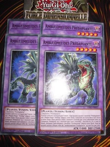 YU-GI-OH! PLAYSET (LOT DE 4) AMBULOMELIDES PREDAPLANTE DIFO-FR037 EDITION 1 FR - Picture 1 of 1