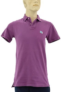 $195 BURBERRY Brit Violet Purple 100% Cotton Men's Polo Shirt S - Picture 1 of 4