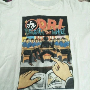 D.R.I. T-shirt Band Bianca Cotone Unisex Regalo Uomo Donna RM665 - Foto 1 di 3