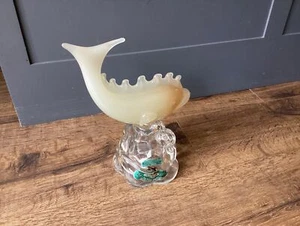Rare Seguso Murano Italy Girolamo Luxardo Cherry Ardo Art Glass Fish Decanter - Picture 1 of 17
