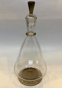 RARE Holmegaard Decanter By Jacob E Bang C1932 Smoke Glass Footed Decanter - Picture 1 of 9