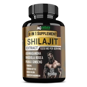 Shilajit Pure Himalaya Original Forte 90Cps - 15250mg - Komplex 8 in 1 - Bild 1 von 10