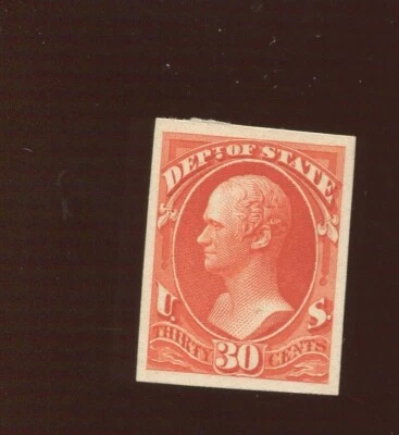 O66TC4 State Dept Official Atlanta Trial Scarlet Color Proof (Bx 3600) - Image 1 of 2