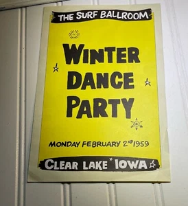1959 The Surf Ballroom Winter Dance Party Clear Lake Iowa Buddy Holly February 2 - Picture 1 of 6