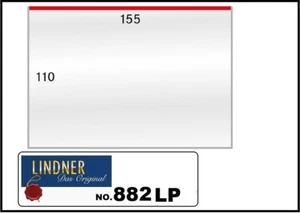 50-LINDNER-882LP-Schutzhüllen-Klarsichthüllen-155x110-mm-Für-Einsteckkarten-A6 - Bild 1 von 3