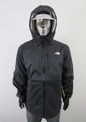 Mens The North Face Alta Vista Dryvent Waterproof Hooded Rain Jacket - TNF Black - Image 1 of 4