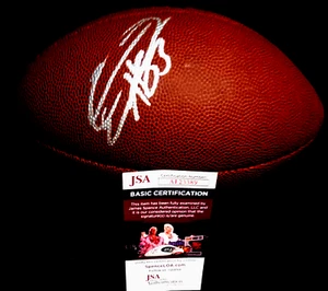 ERIC EBRON Pittsburgh Steelers SIGNIERT NFL Football JSA COA UNC TAR HEELS - Bild 1 von 2
