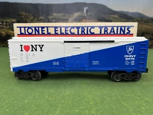 LIONEL 6-9475 O GAUGE DELAWARE & HUDSON I LOVE NEW YORK BOXCAR NIB C9 - Picture 1 of 15