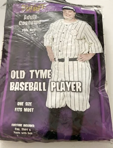 SPIRIT Adult Plus Size Men's Old Tyme Basketball Player Costume Halloween NEW - Picture 1 of 6
