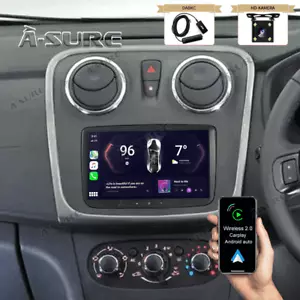 DAB+ 2+32GB Android Autoradio CarPlay GPS Kam Für Renault Dacia Sandero Logan 2 - Bild 1 von 10